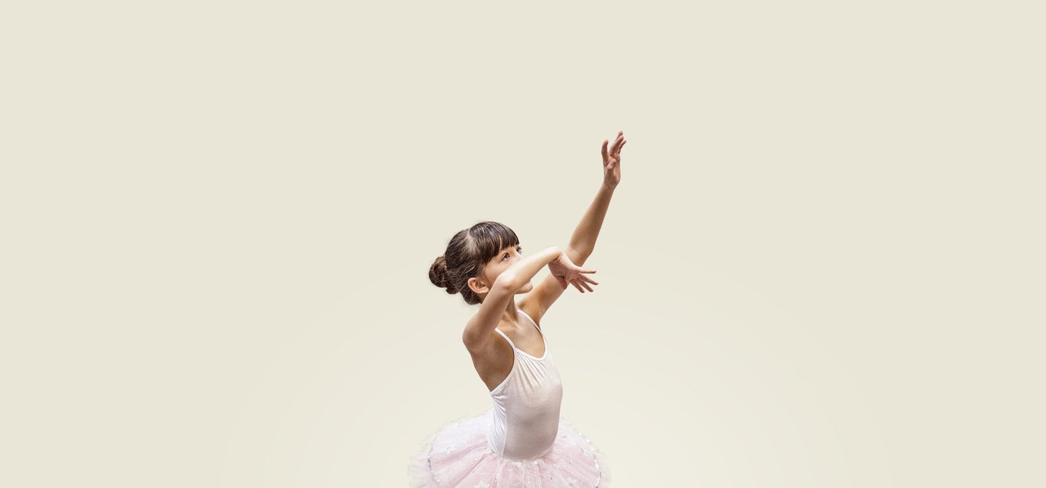 Dancer in performance pose